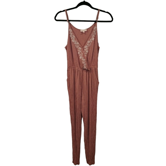 Love Tree dusty pink jumpsuit - Picture 1 of 2